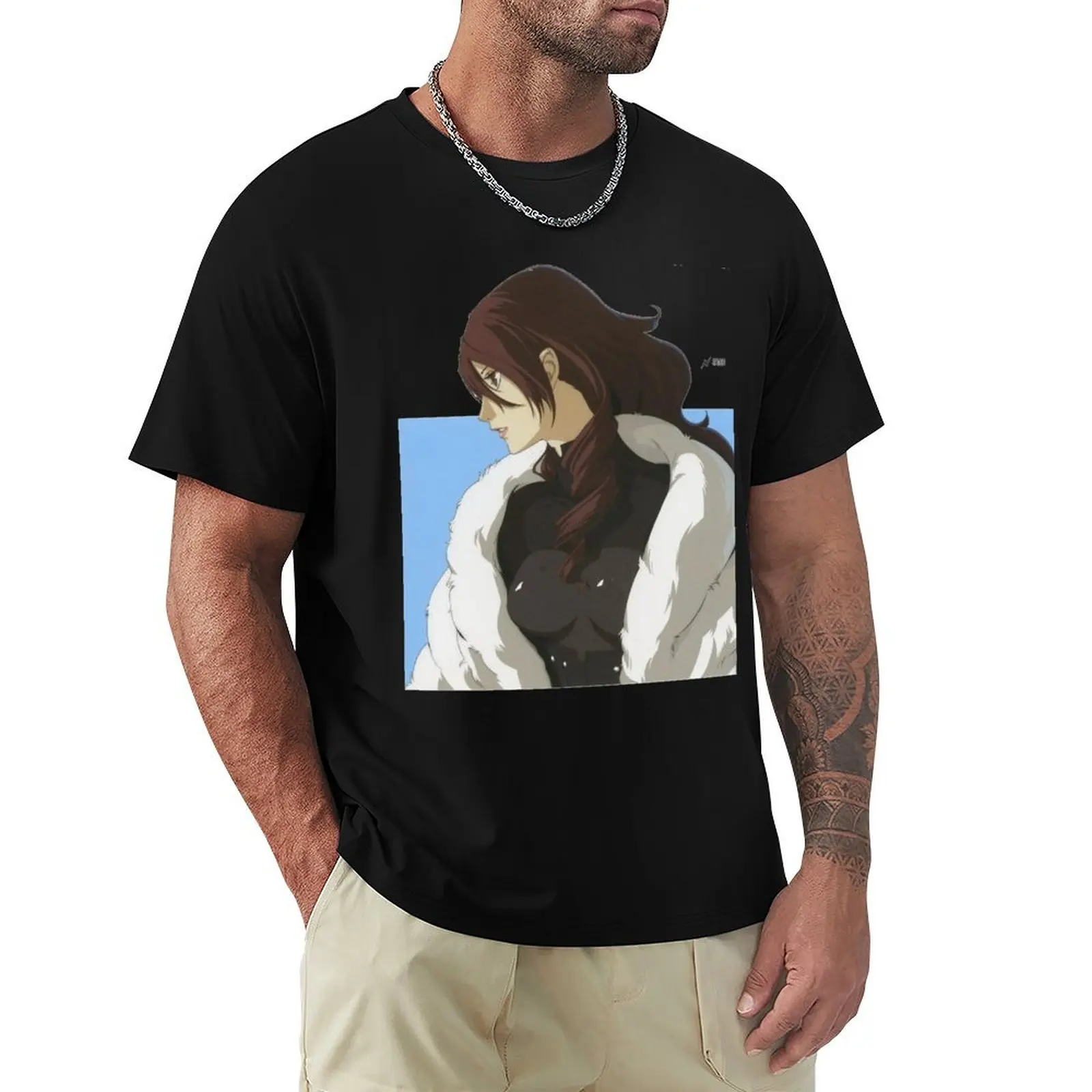 Mitsuru VS portrait T-Shirt Fashion Graphic Tee for Men