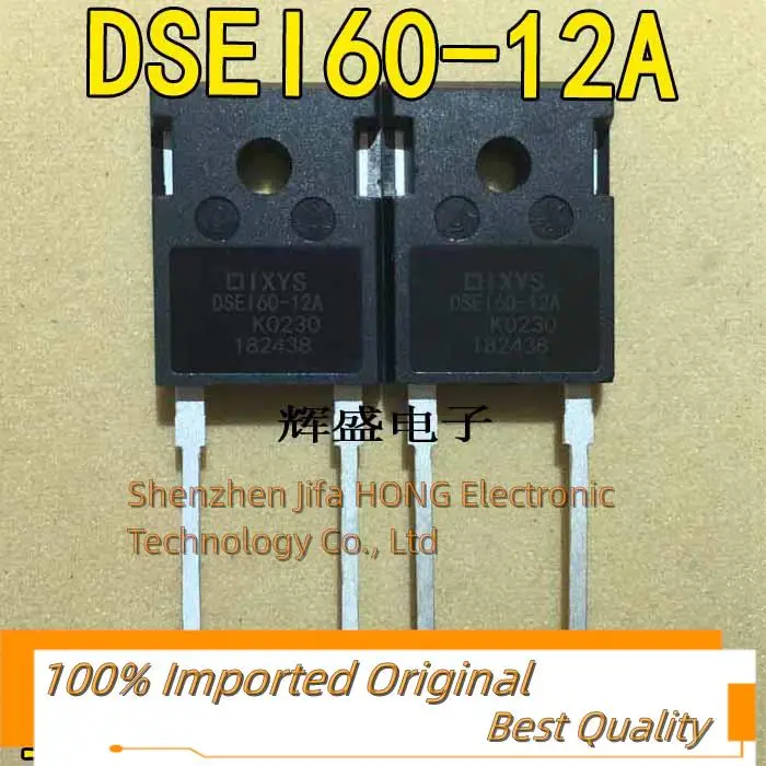 10PCS/Lot   DSEI60-12A DSE160-12A DSEP60-12A TO-247 1200V 60A  Imported Original Best Quality