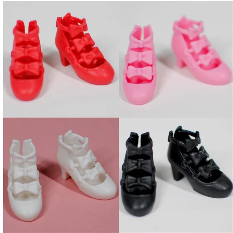 1 Pair Blyth Licca Shoes Doll 1/6 High-heeled Flats Doll Shoes for Icy Blyth, Azone Dolls Accessories