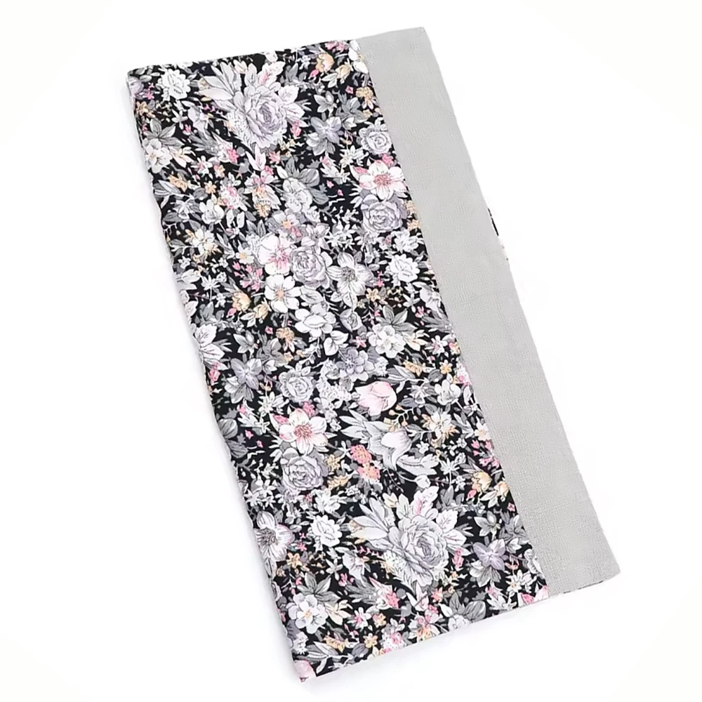 Nieuwste CottonTwo Side Floral Plaid Cotton Pocket Square Zakdoek Casual Narrow Lover's Day Wedding Dagelijks gebruik Pakaccessoire