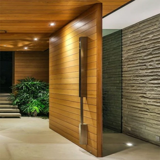 

Деревянная поворотная дверь на заказ, усиленная конструкция, для входа/внутреннего использования, для дома