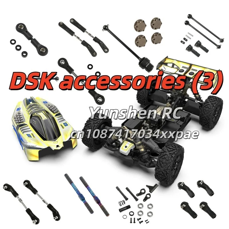 Dsk Dragon Scale Knight Original Accessories（3） Cvd Transmission Shaft Steering Rod Buffer Ball Head Wheel Axle Connector