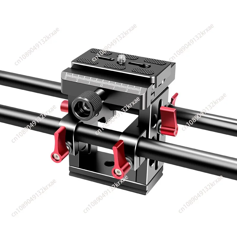 Tripod PTZ Quick-loading Plate Pipe Clamp Combination Quick-loading Plate Base 15mm Double Hole Pipe Splint