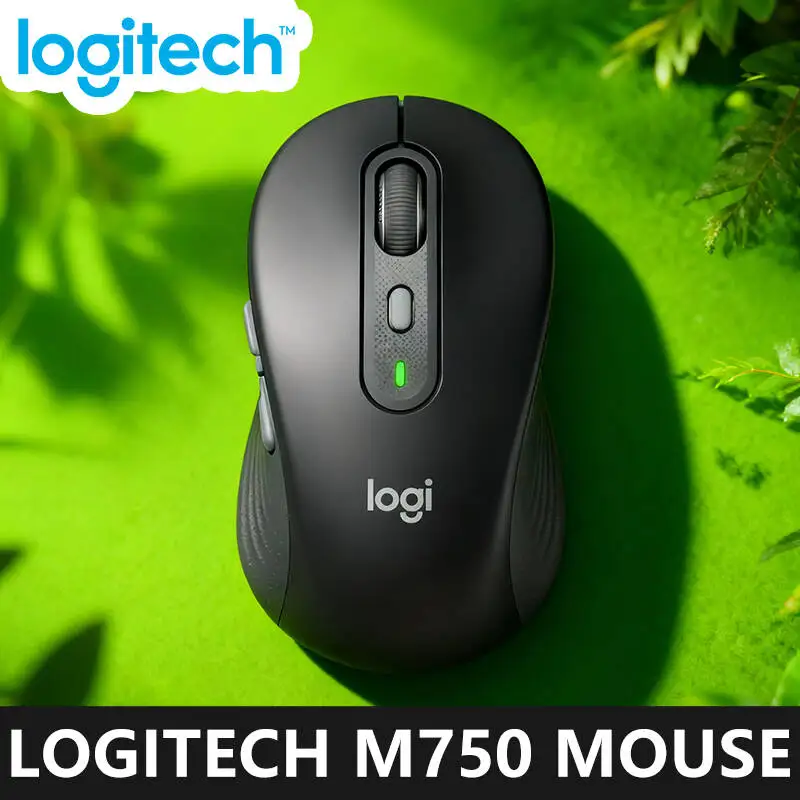 

Logitech M750 Wireless Ergonomic Mouse, Silent Clicks, 3-Device Pairing, Logitech Flow, 24-Month Battery, PC/iPad MX Anywhere 3S