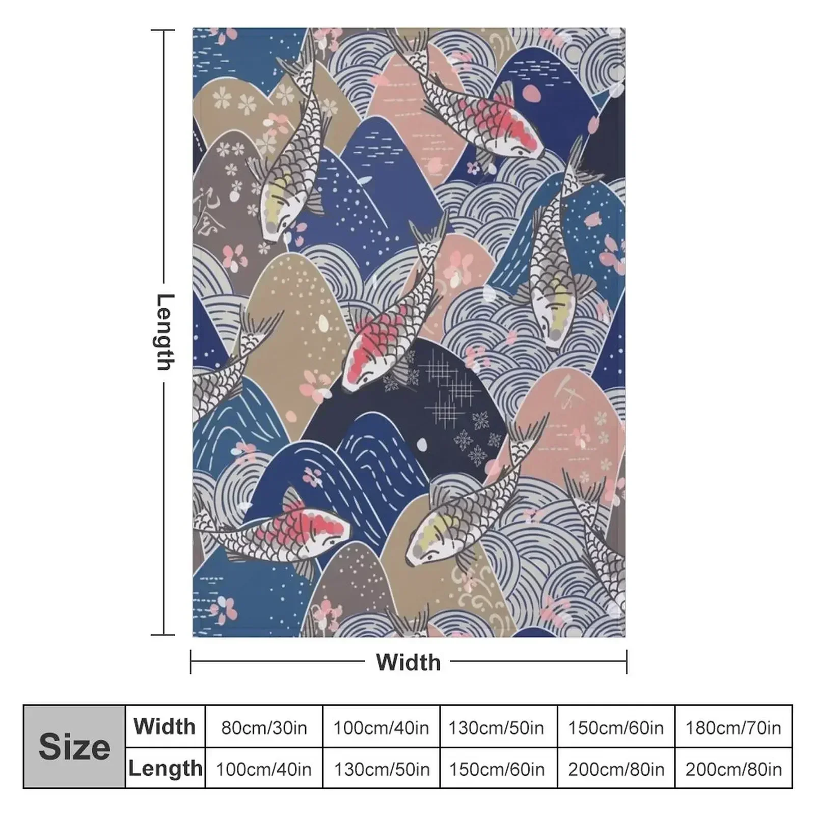 Japanese mountain pattern Throw Blanket Nap For Baby Stuffeds wednesday Soft Plaid Blankets Sofas Of Decoration Blankets
