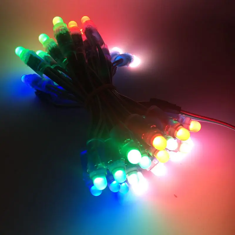 50/100 stks WS2811 2811 IC RGB Full Color 12mm Pixels Digitaal Adresseerbaar 5 V Droom Kleur LED Pixels Module IP68 Waterdicht Licht