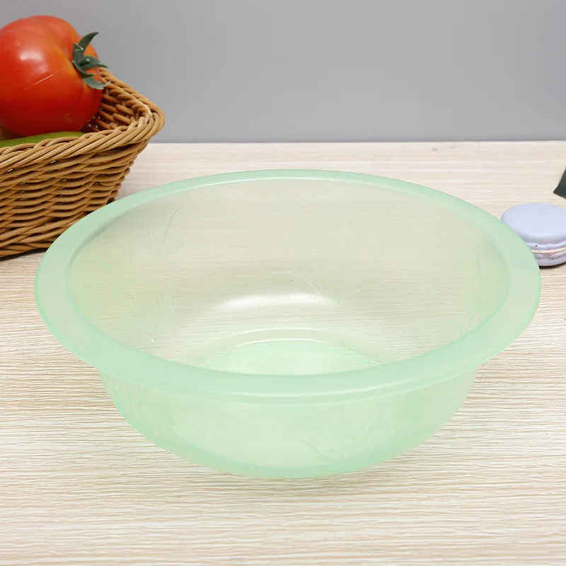 Colorful Plastic Small Fruit Storage Basin, Circular Storage Basin, Strawberry Mini Washbasin