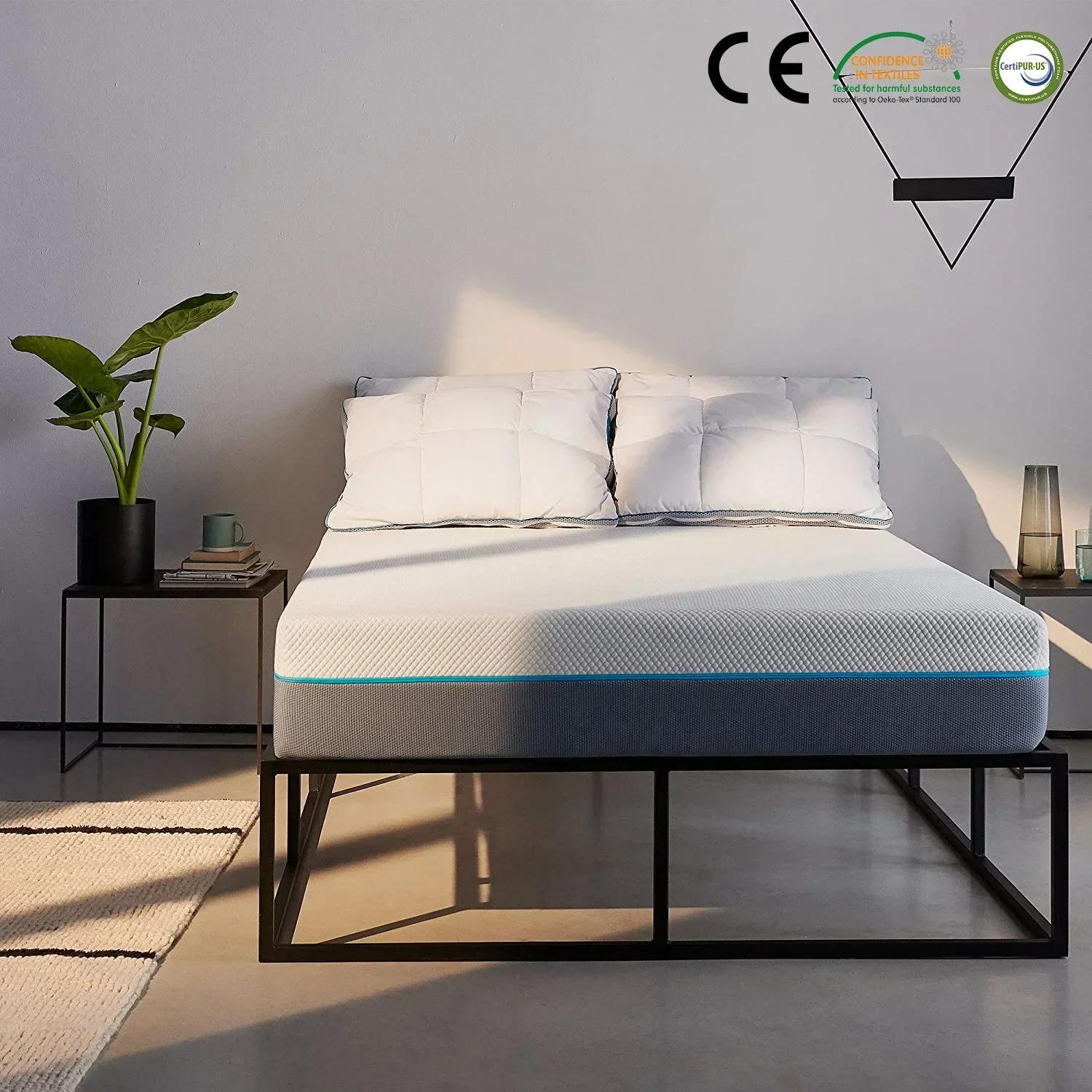 Gel Memory Bamboo Charcoal Cotton Mattress, Cross-border Special Multi-layer Cutting Combination Comfortable Export Mattress