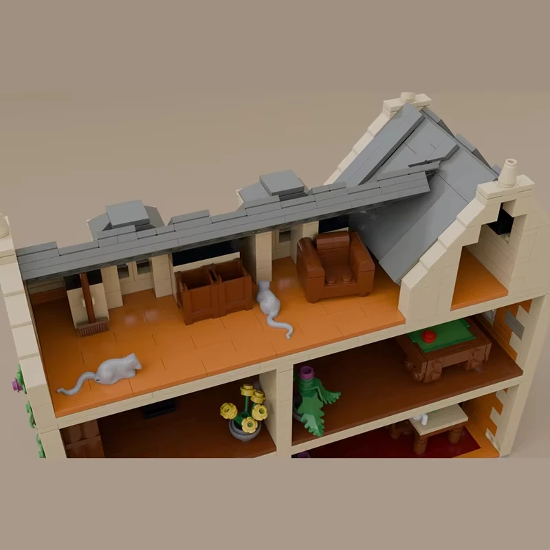 1662 pièces MOC sol de construction modulaire maison britannique modèle assemblage bloc de construction jouets cadeau d'anniversaire pour enfants