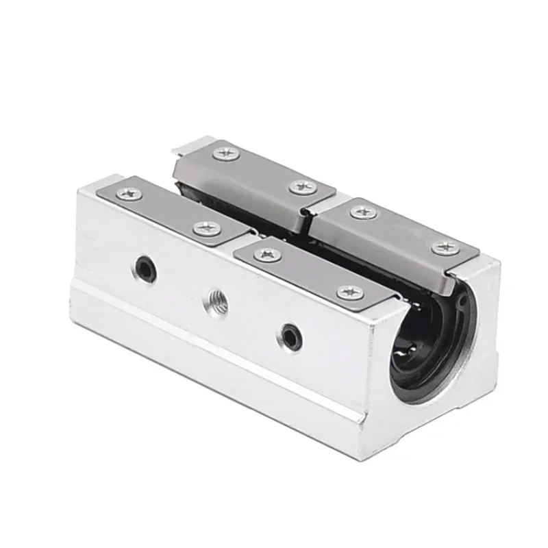 1Pcs Linear Opening and Long Slide Bearing Elongated Type/Widened Type Bearing Aluminum Wide Flange Block SBR12LUU~SBR30LUU