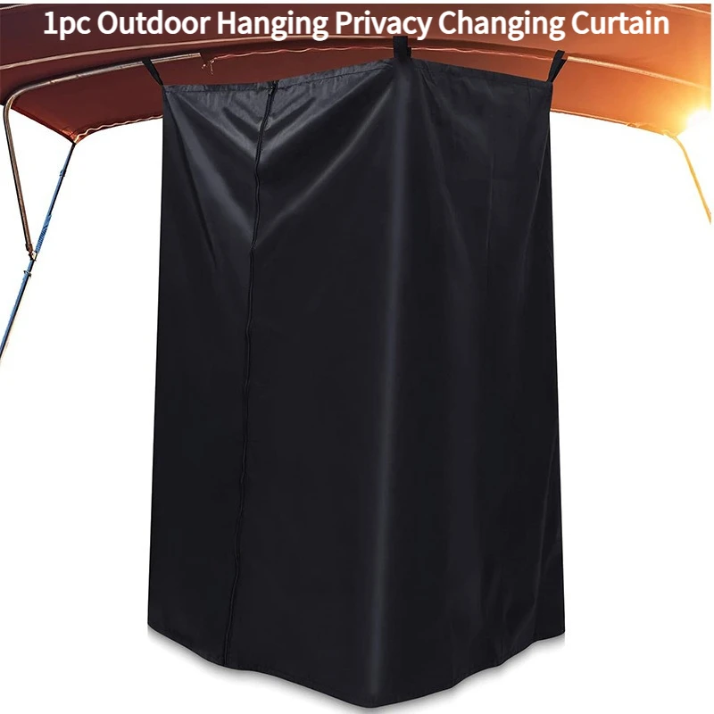 1pc Marine Privacy Changing Curtain, Portable Outdoor Hanging Dressing Tent, Beach Camping Travel Privacy Screen for Yacht