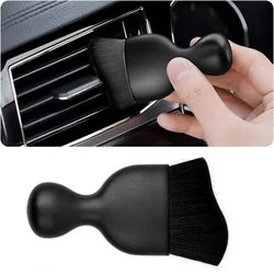 Brosse pour Livres d'Nikde Voiture, Outil de Nettoyage de Console Centrale, de Sortie d'Air, Souple avec Coque, Anti-Poussière pour Crevasse