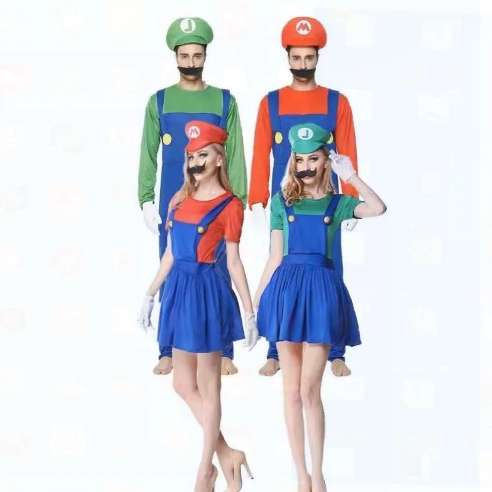 جديد loween مستوى ماريا تأثيري الكرتون أنيمي زي Superay الوالدين والطفل دور بلانغ دعوى مستوى الأشرطة الكتف