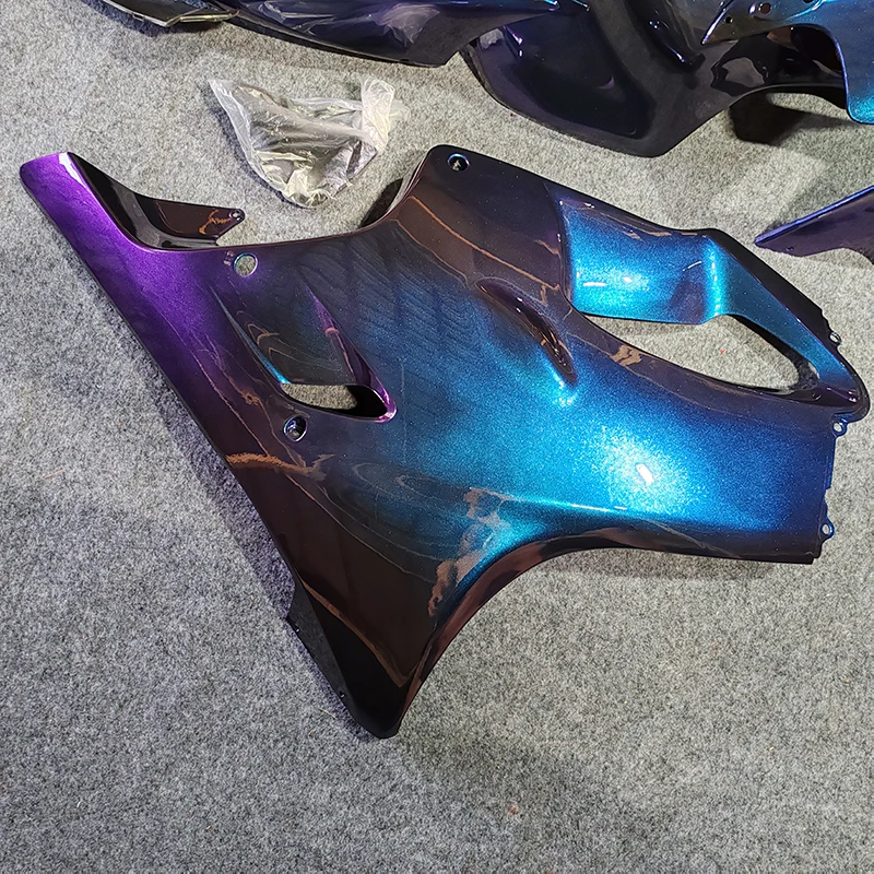 100% ABS حقن دراجة نارية هدية ل CBR600RR F4i 2004-2007 CBR 600 RR 04-07 الأزرق الأرجواني القلنسوة Fairings رسمت الملحقات