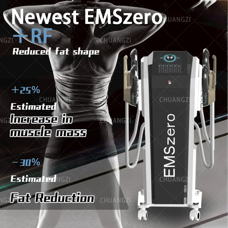 

2022 Sculpt Muscle Stimulator Hi-EMT DLS- EMSLIM EMSzero 13 Tesla 5000W High Intensity RF Electromagnetic Slimming Fitness