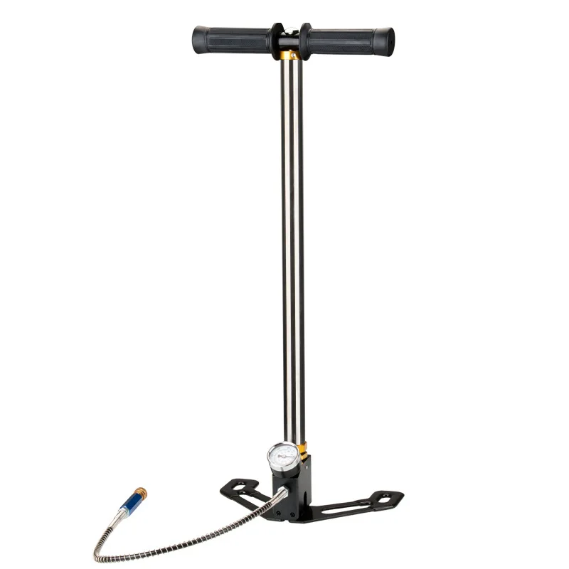 Three-stage high pressure pump 30mpa 40mpa manual air pump 4500psi stainless steel