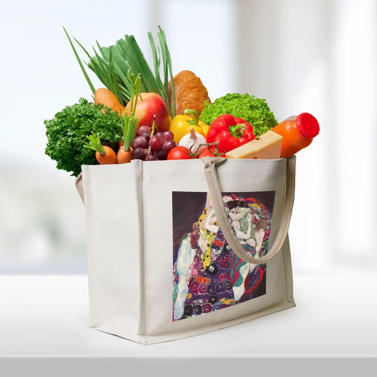 The Virgin - Gustav Klimt Tote Bag tote bag women Lady bag Handbags women bags for women