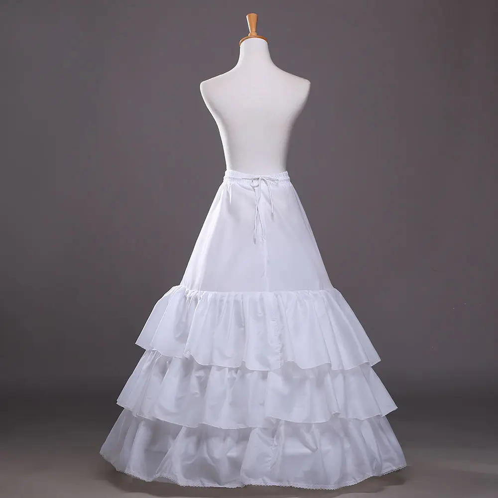 A‑Line Wedding Dress Crinoline Petticoat, Bridal Gown Hoop Underskirt Support, Inner Lining for Wedding derss l Evening Party