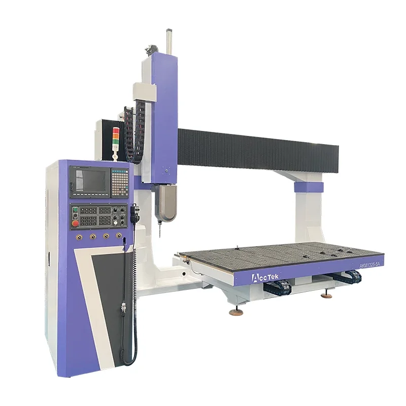 Double eleven hot sale discount ACCTEK CHINA 5 axis Professional Furniture Wood Cnc Router Cutting Engraving Machine