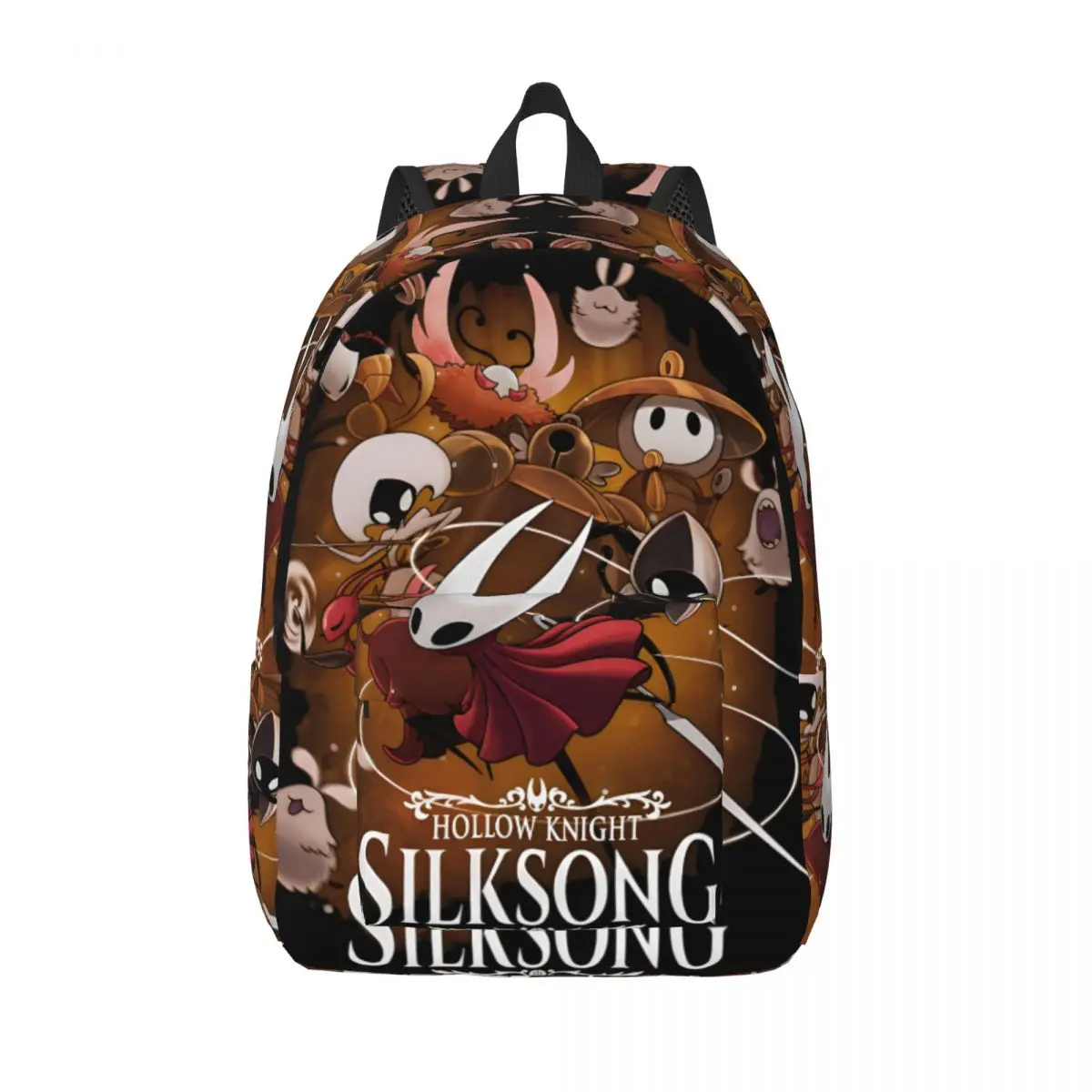 

Полый рыцарь Silksong готический рюкзак для мужчин и женщин, повседневный студенческий походный дорожный рюкзак, инди-игра, сумка на плечо для ноутбука, спортивная