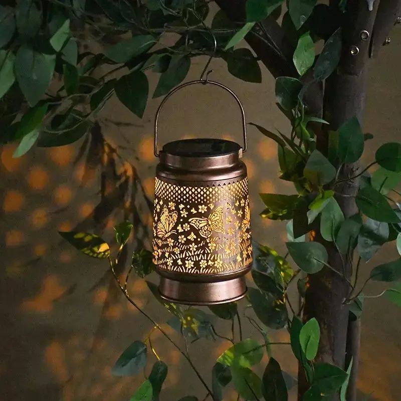 Hollow Solar Outdoor Garden Light Landscape Light Hummingbird Horse Light