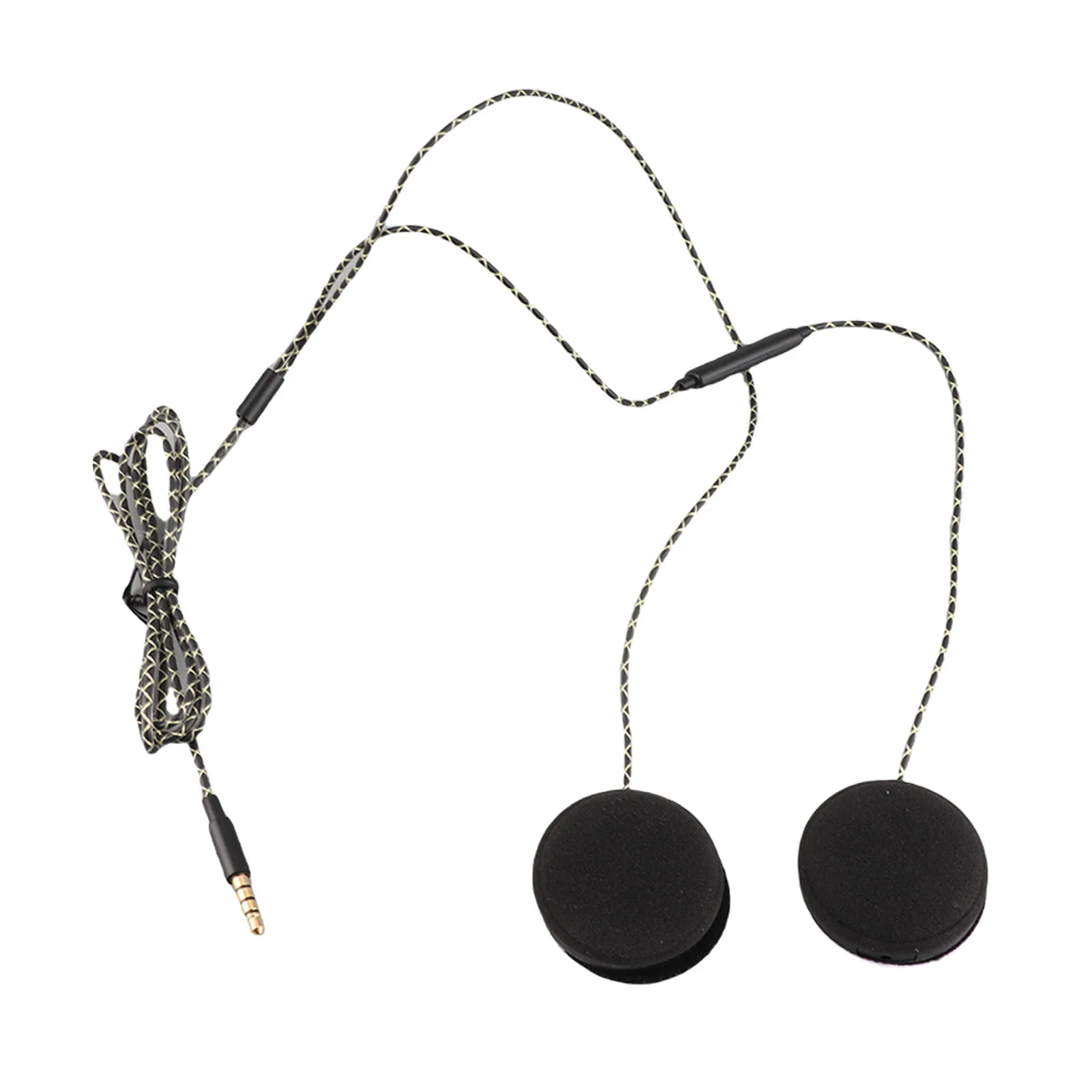 1Pcs Motorcycle Helmet Headset Headphone Speakers for Ios Android MP3 computer and other 3.5 interface audio equipment