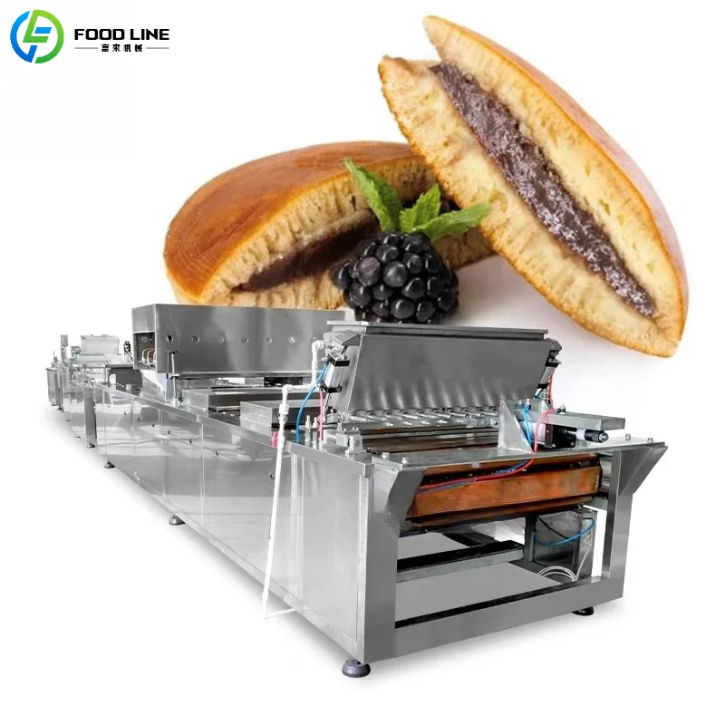 

Customized Commercial Automatic Dorayaki Pancake Production Line Japanese Baking Oven for Food Processing