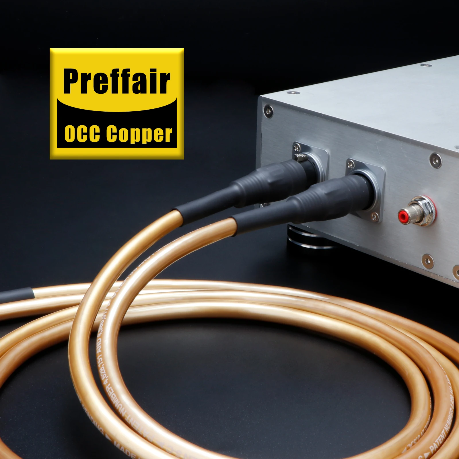 Preffair X421 RCA Cables 6N OCC Copper HIFI XLR interconnect Wire audio video extend Analog Interconnects cables