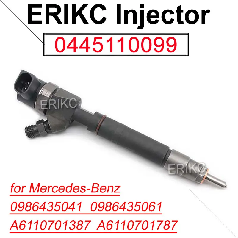 

0445110099 0445110100 Diesel Fuel Injector 0445110199 0445110200 Auto Parts for Bosch Mercedes-Benz A6110701387 A6110701787