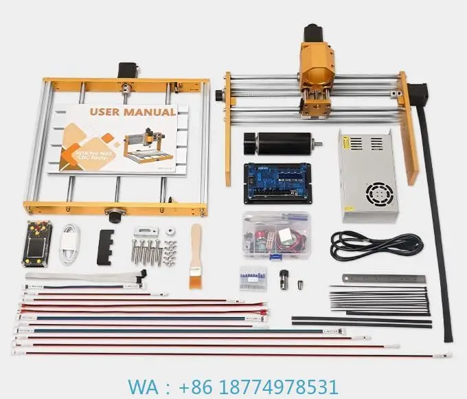 10W Compatibility for PCB Milling 3018 Pro Max All Aluminum CNC Milling Machine with 5.5W