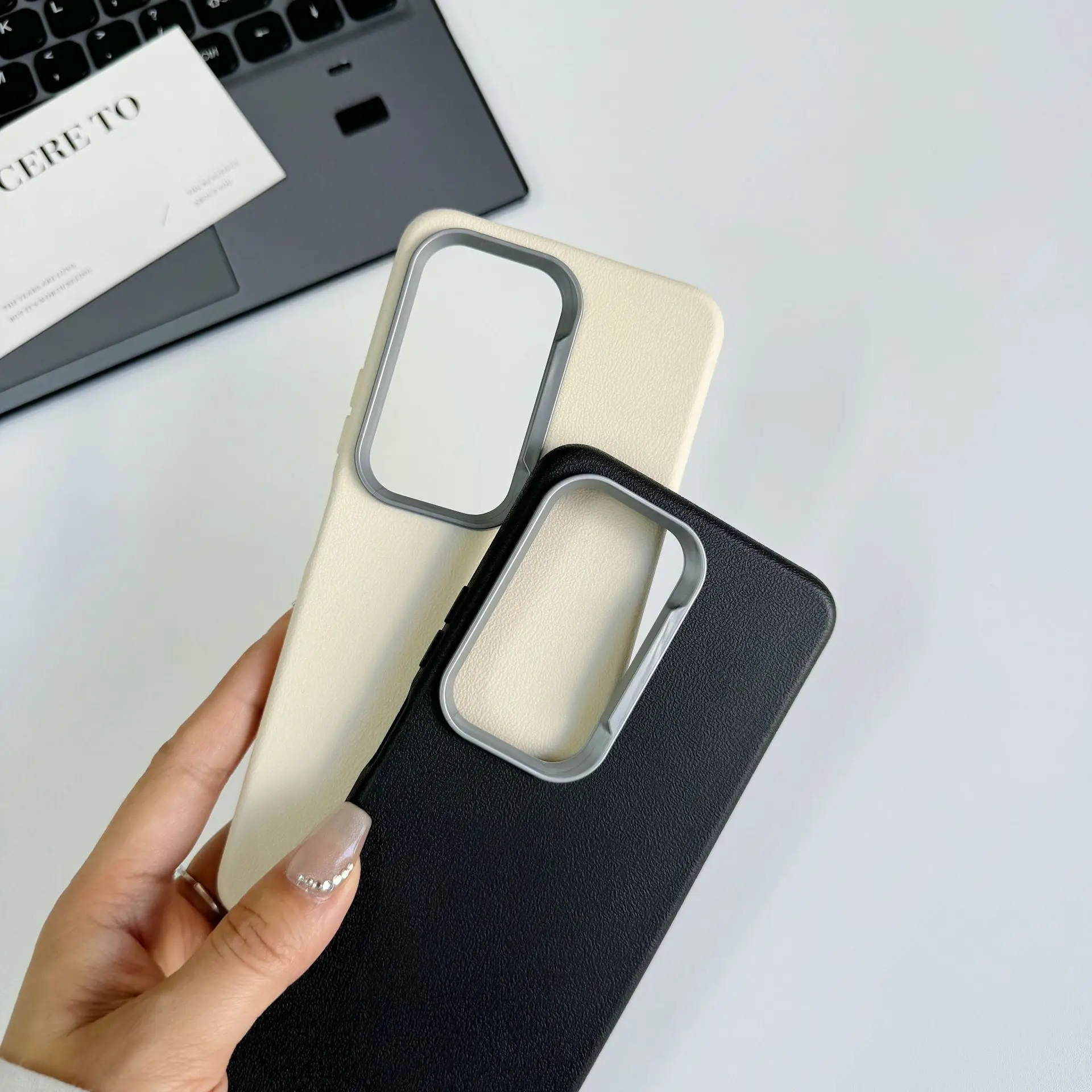 Für INFINIX NOTE 60 Pro Handyhülle mit großer Lochstruktur aus Leder, SPARK GO 3 Schutzhülle. – Detail 16
