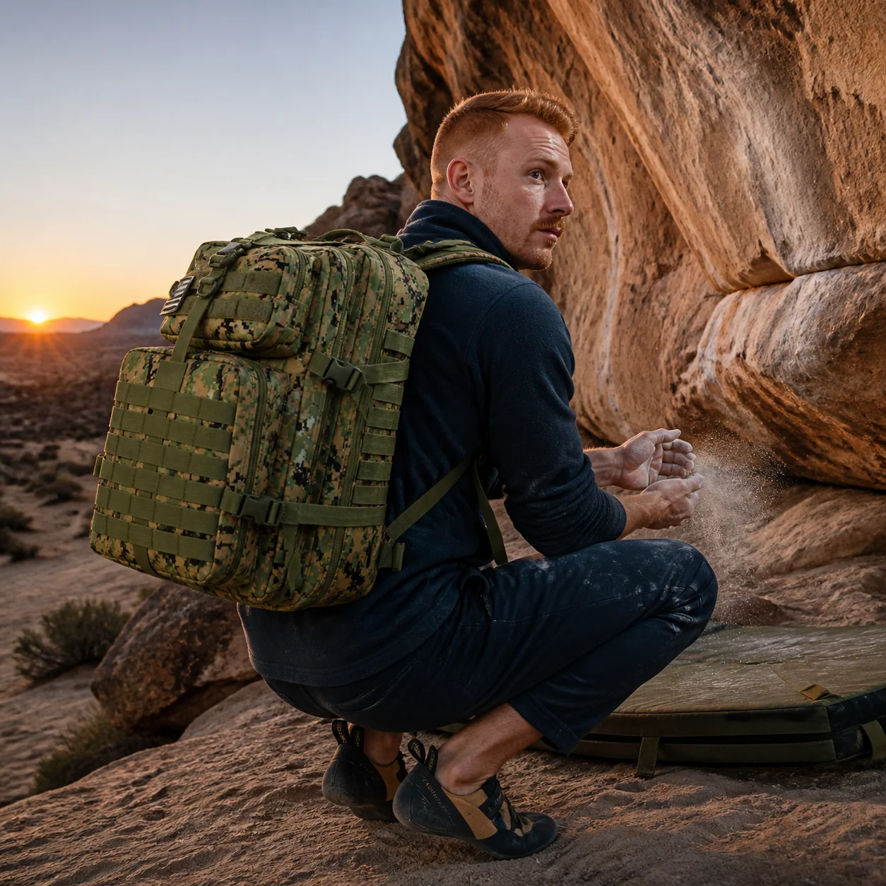 Gift Hook 25L/50L Tactical Backpacks for Man Hking Outdoor Survival Bags 3P Assault Pack EDC Molle Pack for Trekking Hunting Bag