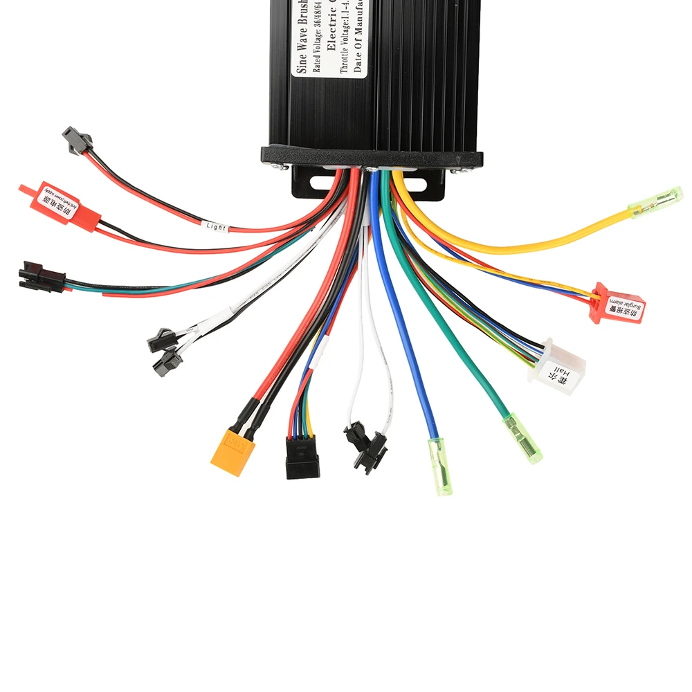 Sine Wave Brushless Motor Controller 36V 48V 64V LCD Display Panel Electric Scooter Brushless Controller Kit