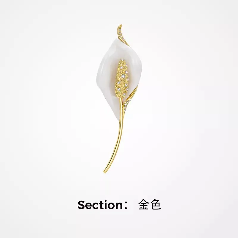 رائعة المينا بتلات بروش للنساء للجنسين أنيقة حجر الراين زهرة دبابيس الملابس الزفاف الديكور دبوس مجوهرات هدايا