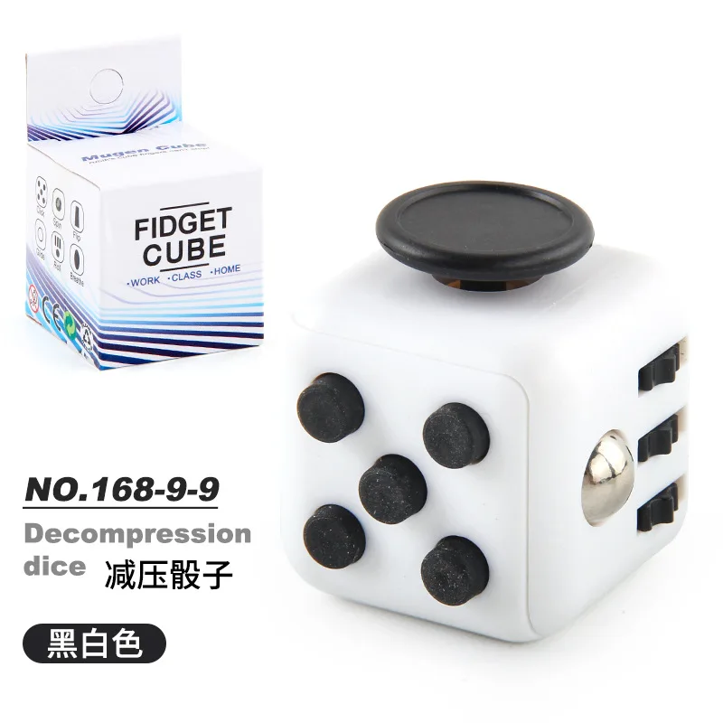 Fidget Toys Decompression Dice for Autism Adhd Anxiety Relieve Adult Kids Stress Relief Anti-Stress Fingertip Toys