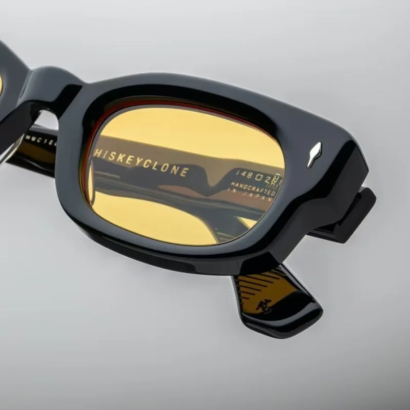 نظارات شمسية مصنوعة يدويًا من الأسيتات عالية الجودة لكل من الرجال والنساء، UV400 خارجي عصري وفردي #2