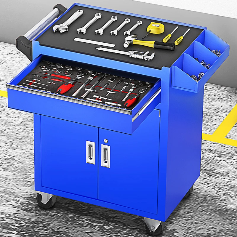 

Шкаф для инструментов на колесиках, подвижный ящик для инструментов, тележка для авторемонтной мастерской, сверхмощный чехол для инструментов, органайзер для инструментов большой емкости