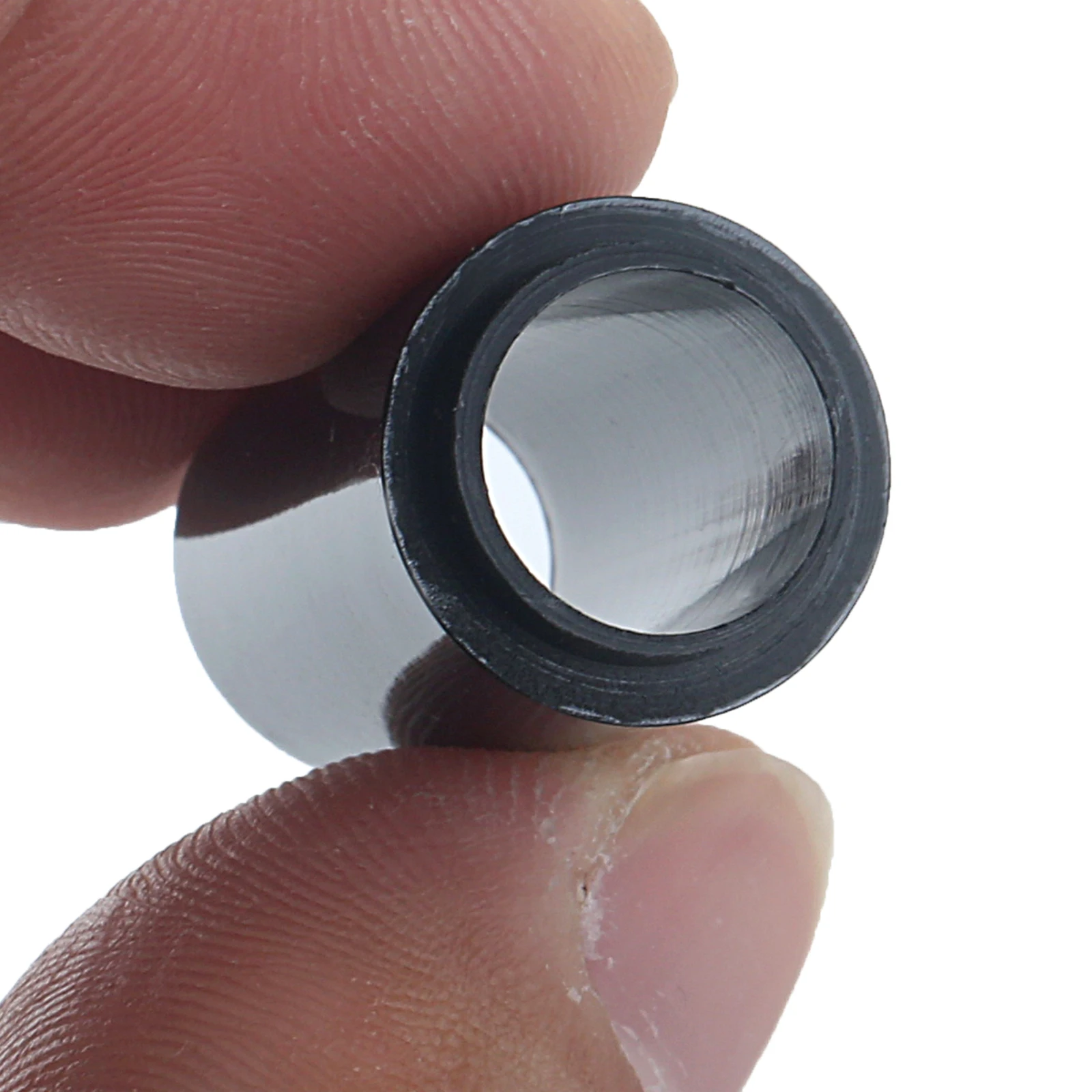Puntali da golf neri puri da 10 pezzi 0,355 dimensioni in plastica 9,2 * 24,5 * 13,4 mm adatti per ferri da stiro sostituzione dell'albero accessori per puntali per mazze da golf