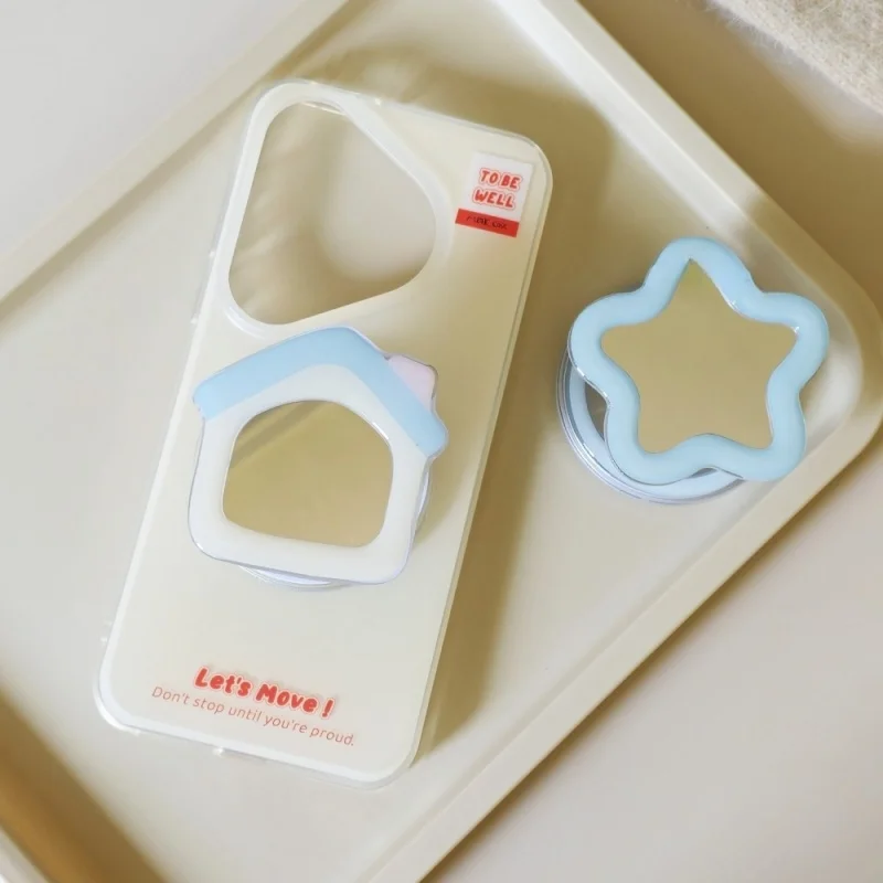 

Корейская милая магнитная подставка для телефона Magsafe, складное беспроводное зарядное устройство для IPhone 17, Xiaomi, рождественский подарок, модный зеркальный дизайн