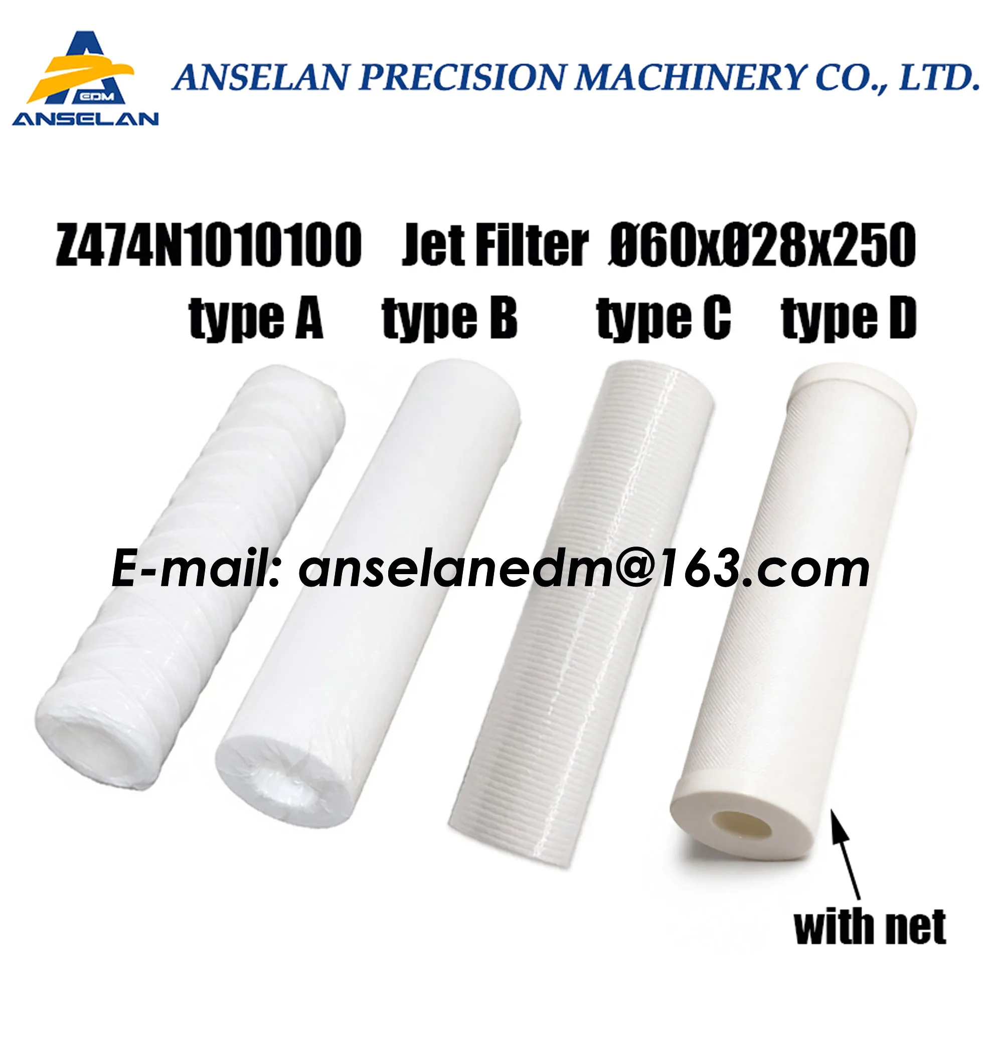 Z474D1070100 EDM JET FILTER FILTER MAKIN U3 U6 CARTRIDGE 62x29x250Hmm Z474D1050100 Z474N1010100 Z474.D107.0100 MK100