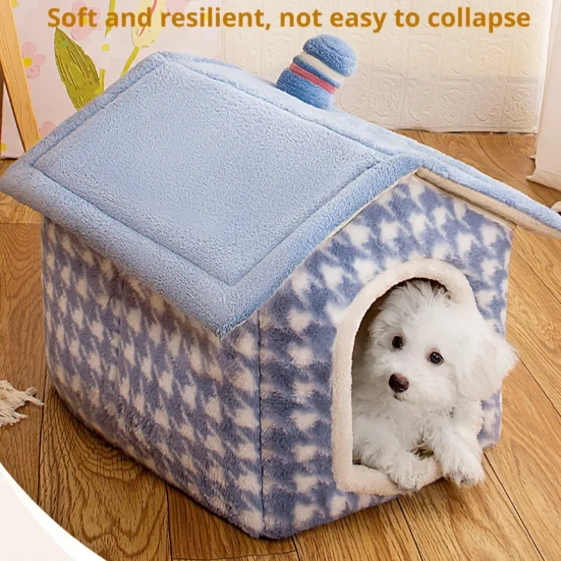 

Dog Seasonal Square Nest Convenient Removable Pet Nest Soft Comfortable t House