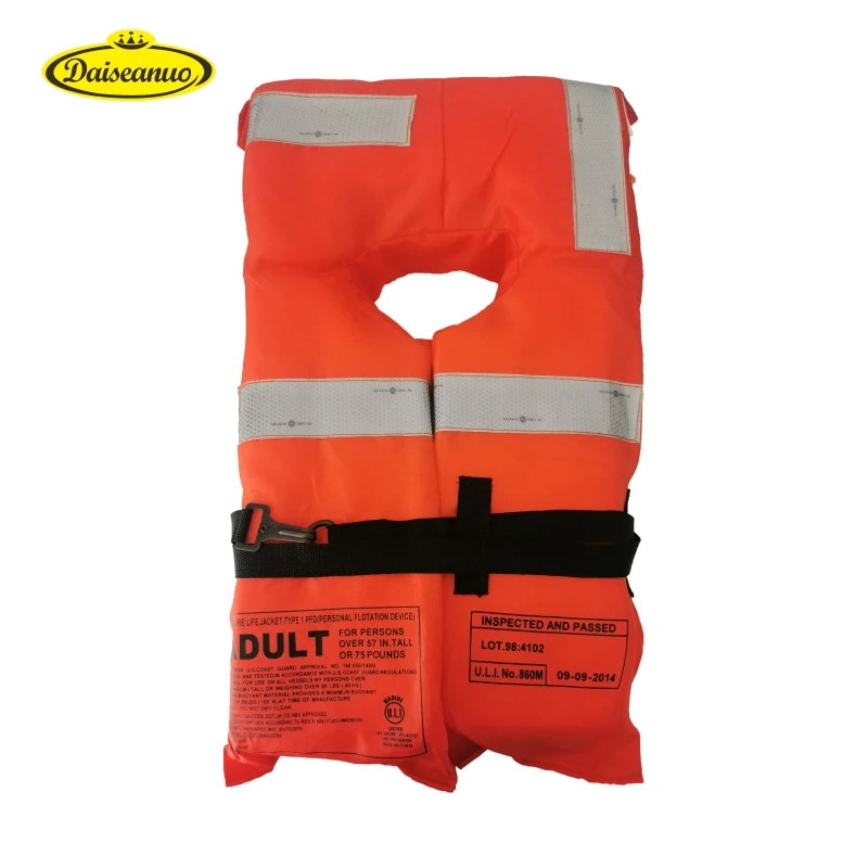 

Daiseanuo 100N Buoyancy SOLAS Marine Life jacket Buoyancy Aid Adult Life Vest Personal Flotation Device CE Approved