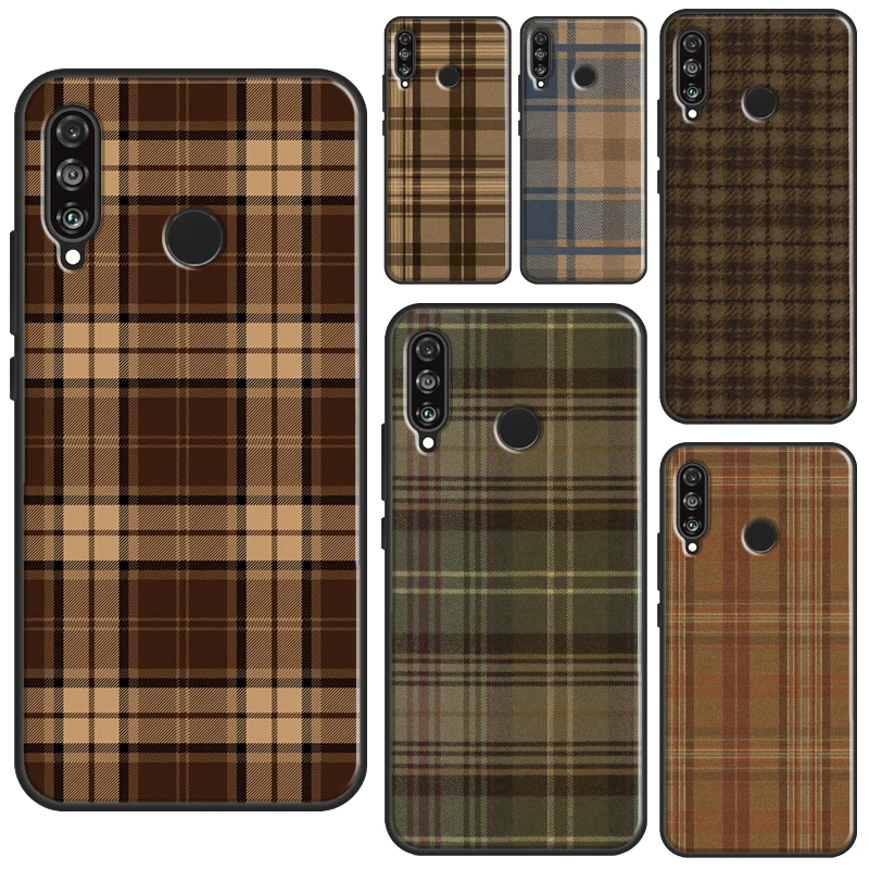 Brown Plaid For Hua… - image
