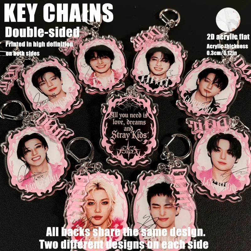 Straykid/SK/Do It,SK STYLE Acrylic Keychain – STAY Themed Keyring, Bag Charm Pendant,Special Gift for Friends Family STAY Fans