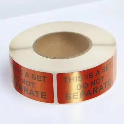 Self-Adhesive Warning Stickers for Packaging Factory Shipping Industry Attract Attention and Ensure Safety Packing Stickers