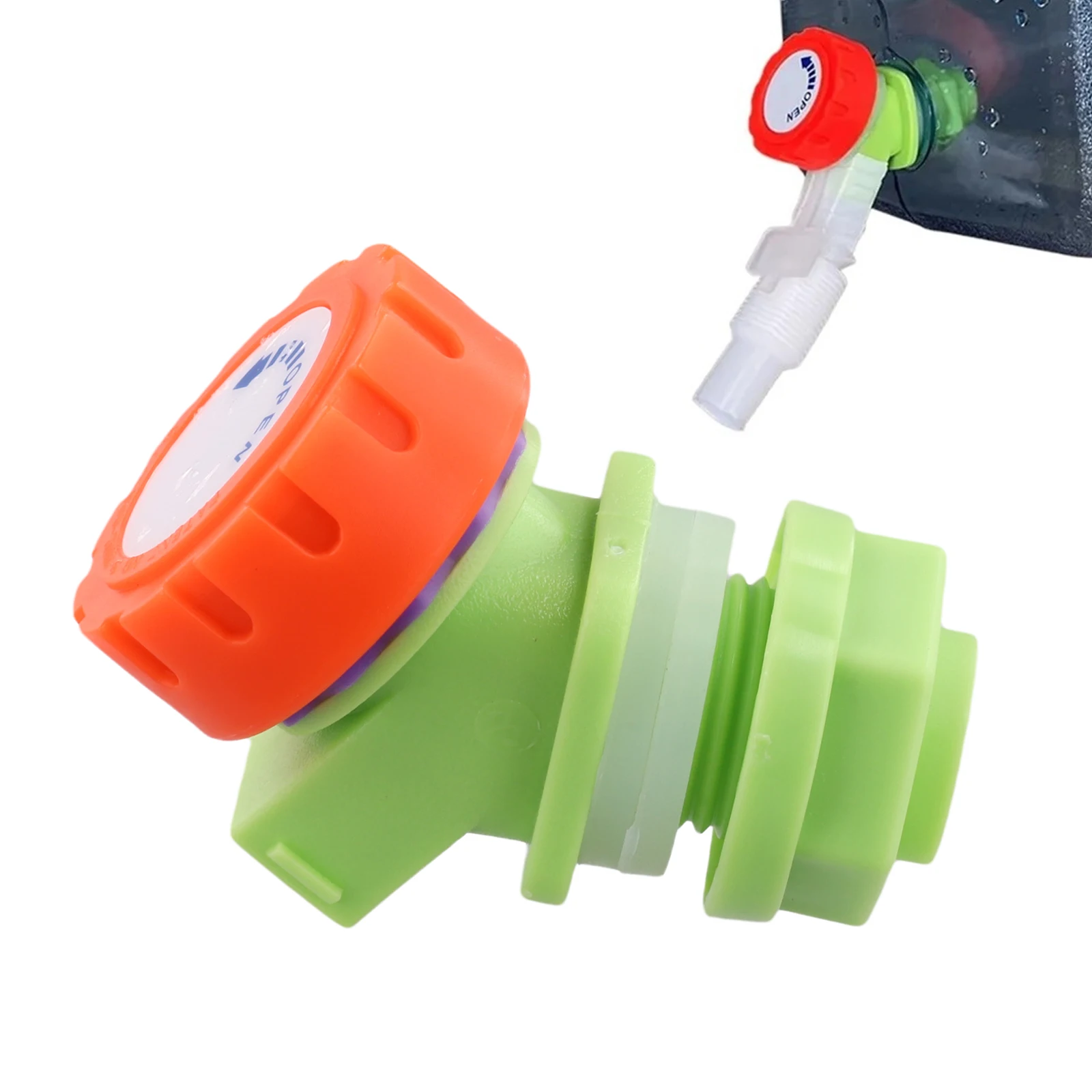 Juice Bottle Faucet Camping Faucet Camping Easy Install Water Faucet Water Flow Control Knob Leak-proof Design