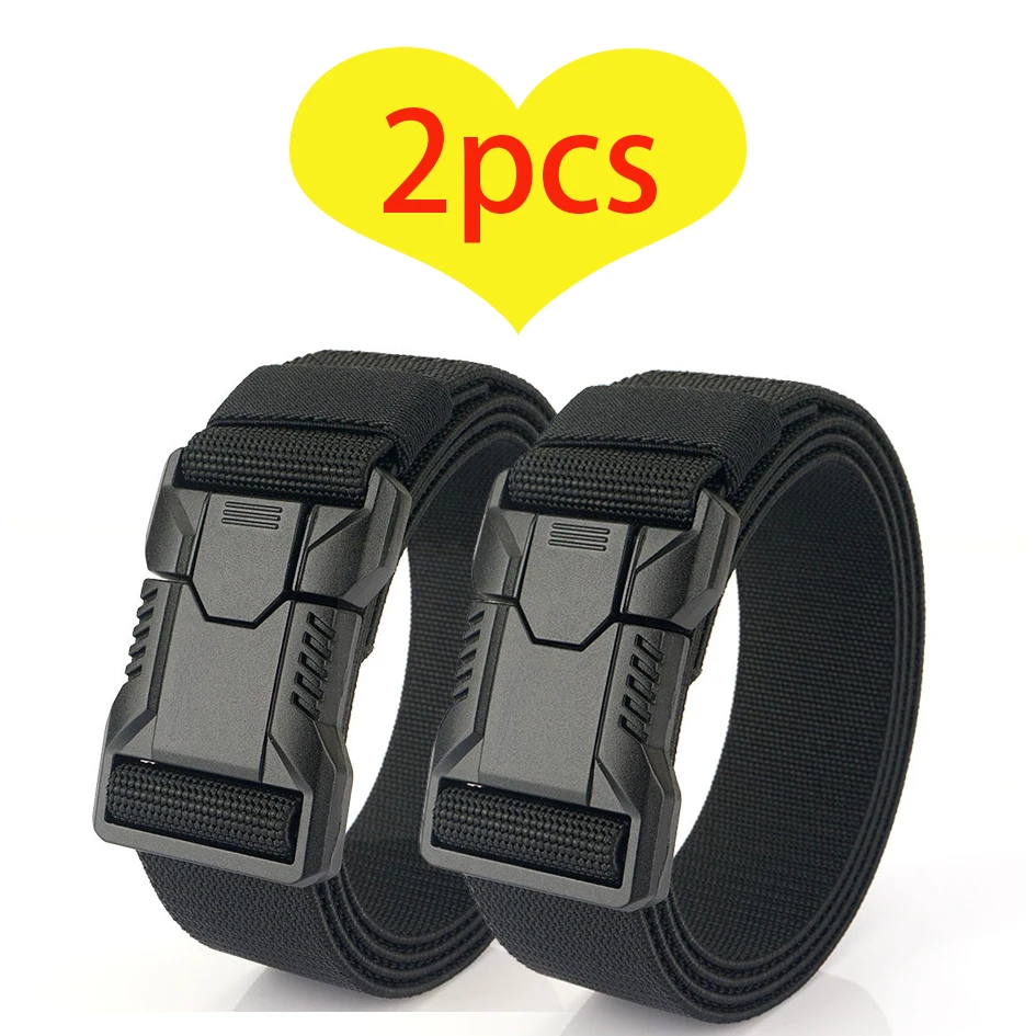 حزام رجالي مكون من قطعتين بإبزيم سريع التحرير للرياضات الخارجية؛ حزام أزياء الترفيه والتدريب. #1