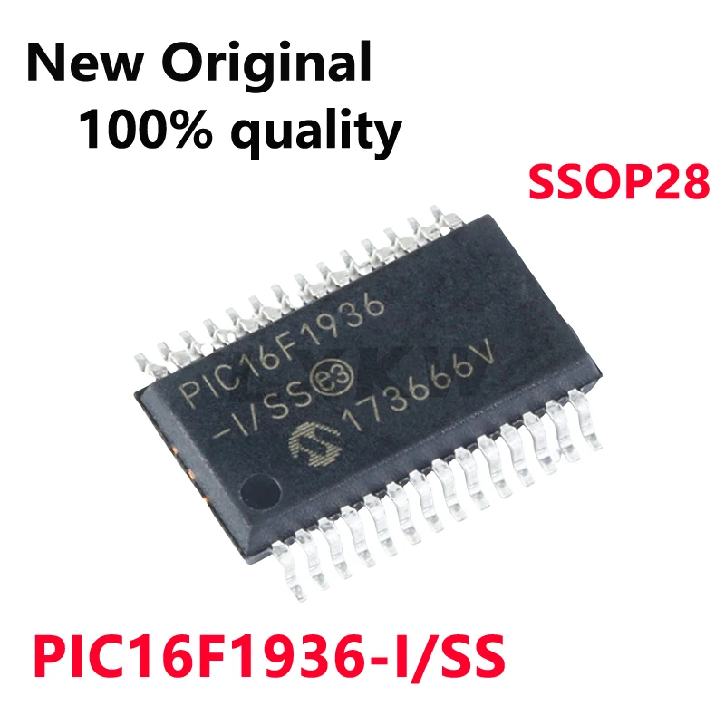 (5-10piece) New Original PIC16F1936-I/SS PIC16F1936 SSOP28 8-bit microcontroller chip In Stock