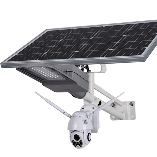 oem design sample available solar split street light 12w with camera cctv 4G