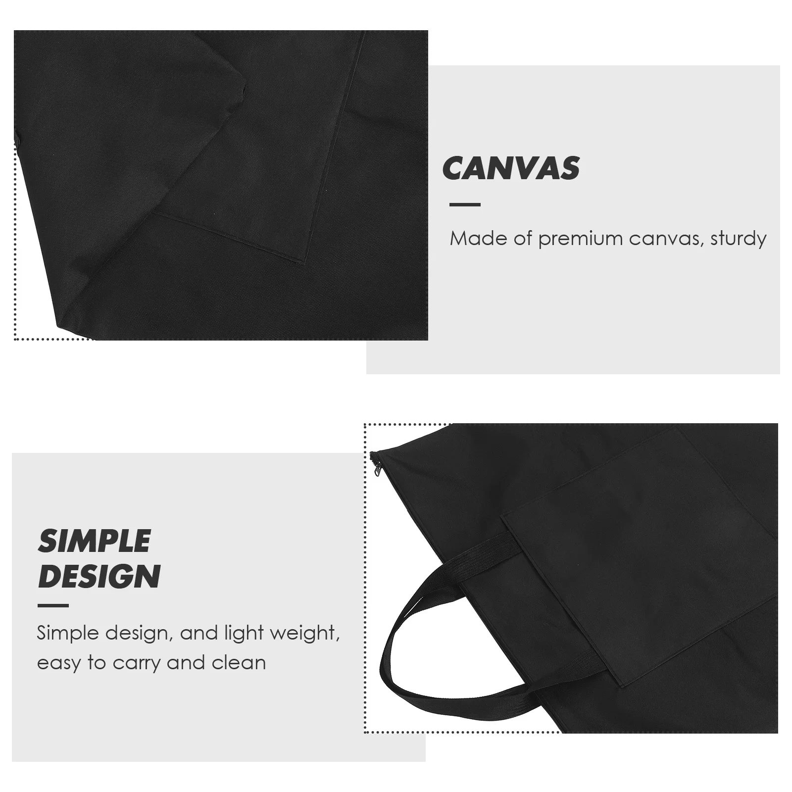 

Durable Waterproof Canvas Bag for Drawing Boards Sketching Papers Pencils Paints Books Black Drawing Board Bag